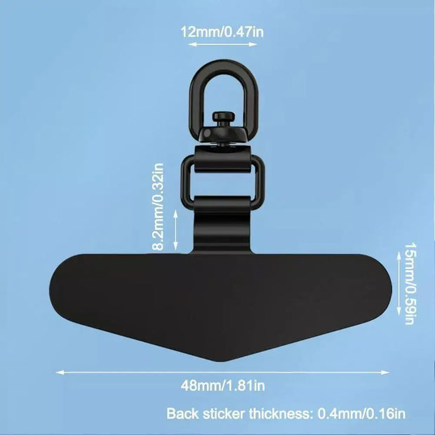 Upgrated 360 Rotatable Steel Phone Tether
