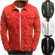 Men's Denim Jackets Streetwear Casual Cotton Classic Slim Jeans Coat Male Clothes Cowboy Jacket Ropa Para Hombre