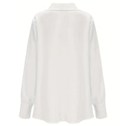 Women's Blouses Trend 2025 Spring Autumn Long Sleeve White Shirts and Elegant Simple Shirt Casual Tops New in Female Clothing
