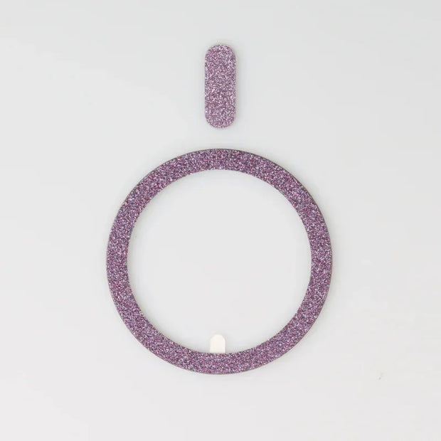 2pcs Ultra-thin Shiny Magnetic Plate