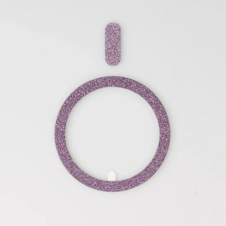 2pcs Ultra-thin Shiny Magnetic Plate