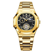 LIGE Classic Retro Men Watch Fashion Business Men's Mechanical Wristwatches Top Brand Luxury Waterproof Automatic Watch For Men