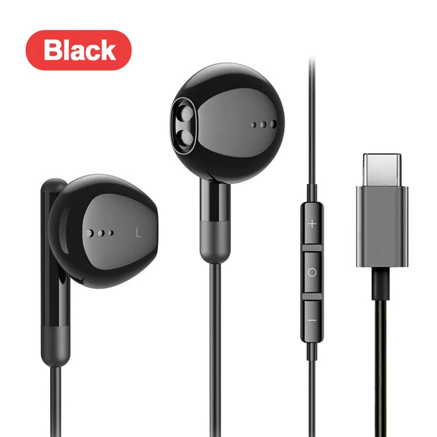 New Type-C Wired Headphones