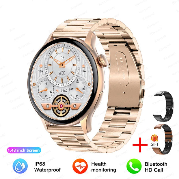 Women 466*466 Screen GPS Track Sport Watches