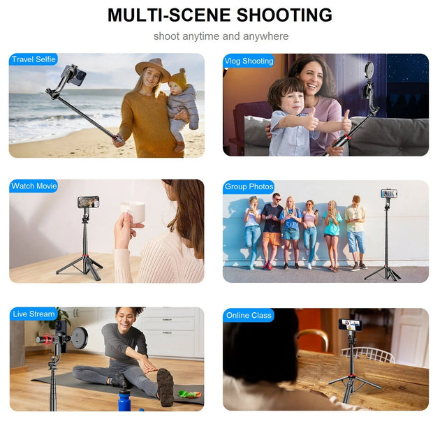 New Magnetic Selfie Stick Tripod Stand