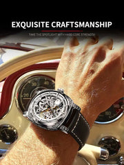 Authentic Brand Carved Watches Fully Automatic men watches Hollowed Fashion Mechanical Watches luxury MAN WATCH Reloj Hombre