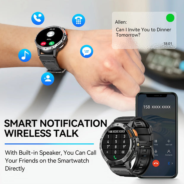 New Military Outdoor Sport Smart Watch