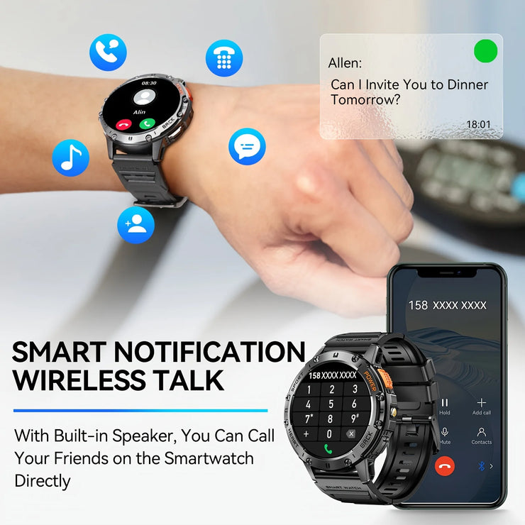 New Military Outdoor Sport Smart Watch