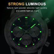 High Quality Waterproof Chronograph Luminous Wristwatch