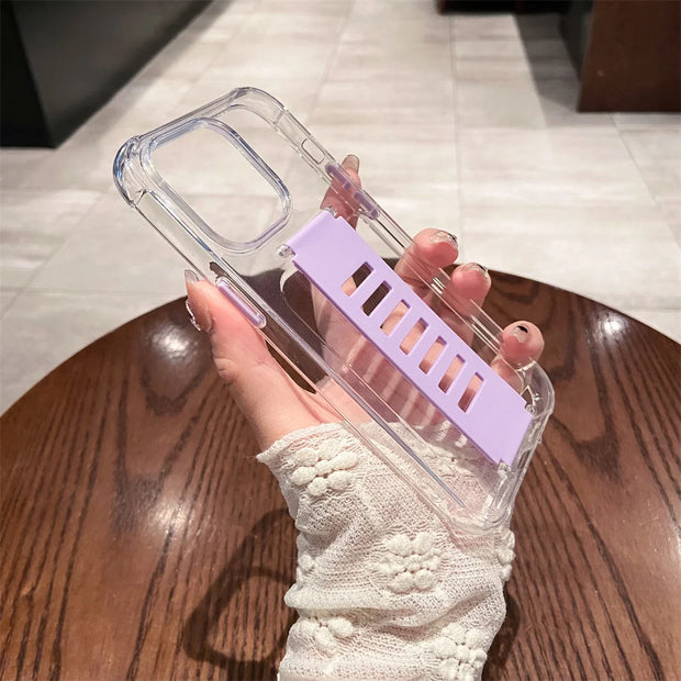 New Wristband Clear TPU Phone Case