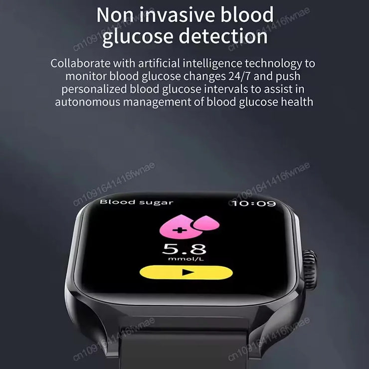 New 1.77 Full Touch Screen Sports Fitness Watch