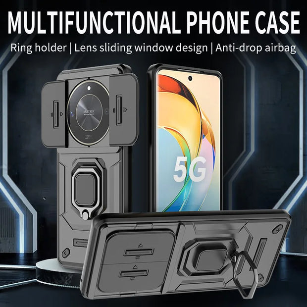 Honor 90 X9A X9B X9C Magic 5 6 Lite Magic5 Magic6 Slide Camera Phone Cover