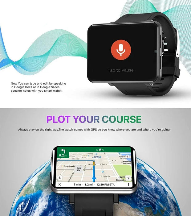 DM100 4G LTE Smart Watch