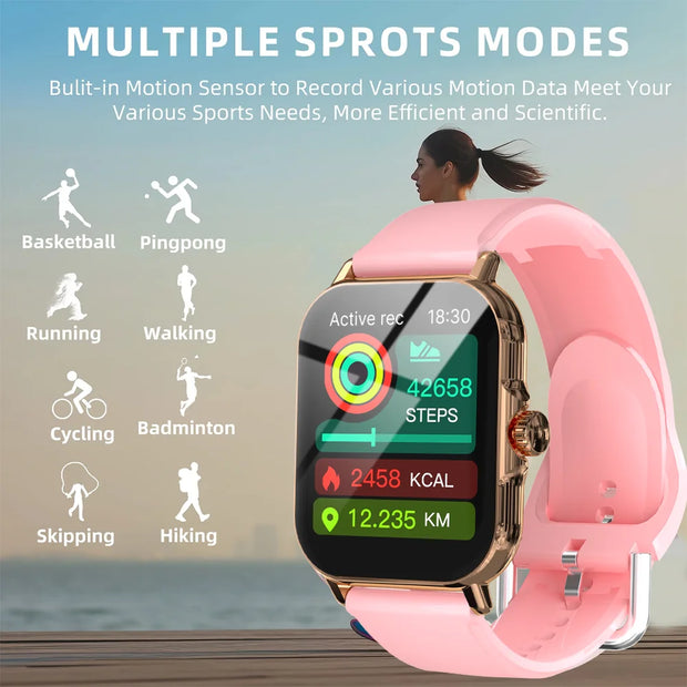 Men Bluetooth Talk Digital Smart Watch