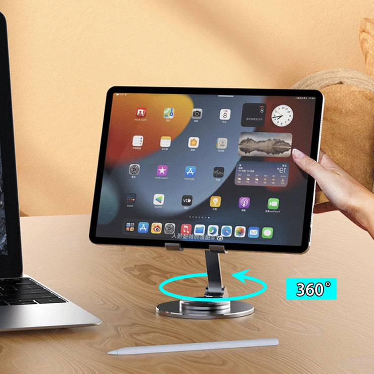 New Metal 360° Rotating Desk Mobile Phone Holder Stand