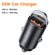 Toocki 45W USB C Car Charger