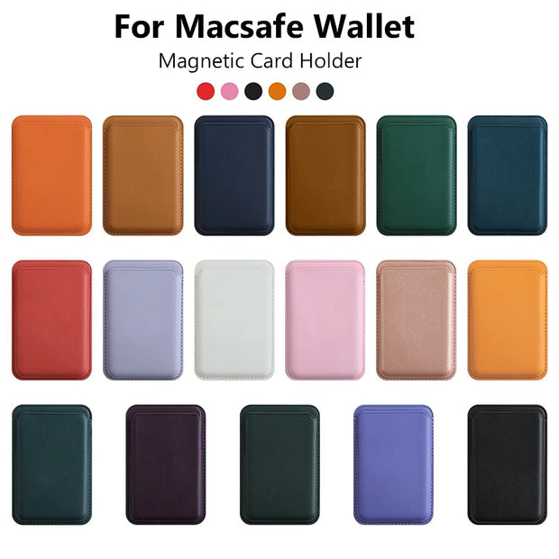 New Magnetic Leather Wallet Case