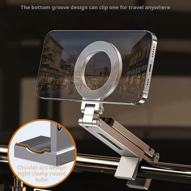 New Foldable Magnetic Phone Tripod Holder