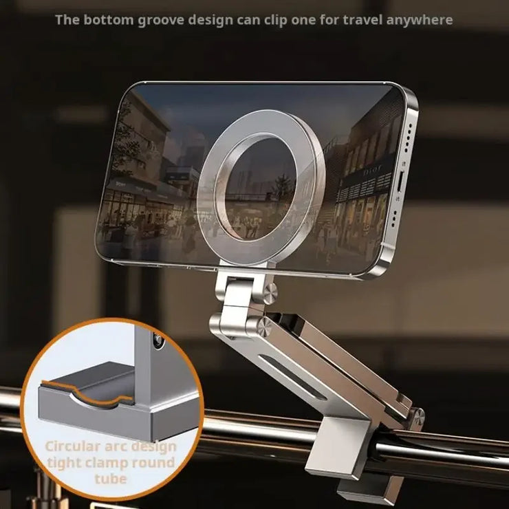 New Foldable Magnetic Phone Tripod Holder