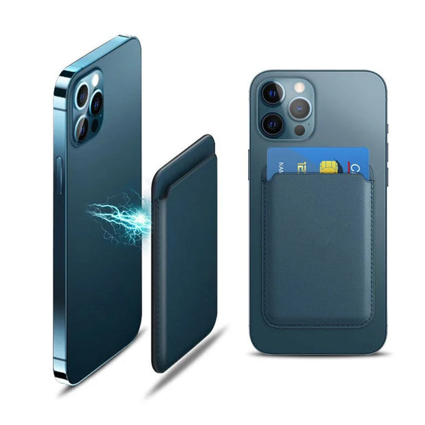New Magnetic Leather Wallet Case