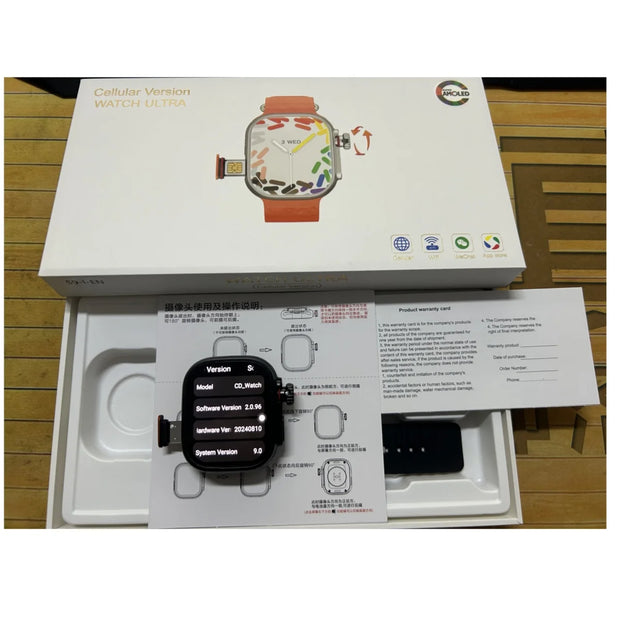 100% Original CDS9 S10 Ultra 4G Android Smart Watch