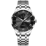 Men Waterproof Luminous Week Date Sports Wristwatch
