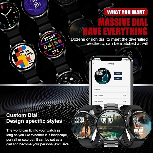 2025 New GT3 Pro Smart Watch