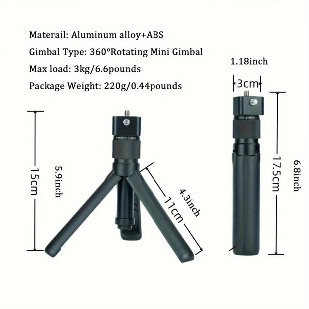 New 360 degree rotation tripod
