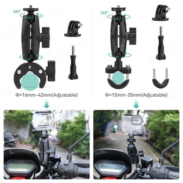 New Motorcycle Camera Holder Handlebar Mount