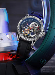 Men's Casual Mechanical Watch Automatic Luxury Brand New Sport Watches Man Hollow Out Fashion Waterproof Business Luminous Clock
