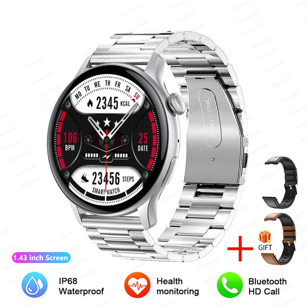 Women 466*466 Screen GPS Track Sport Watches