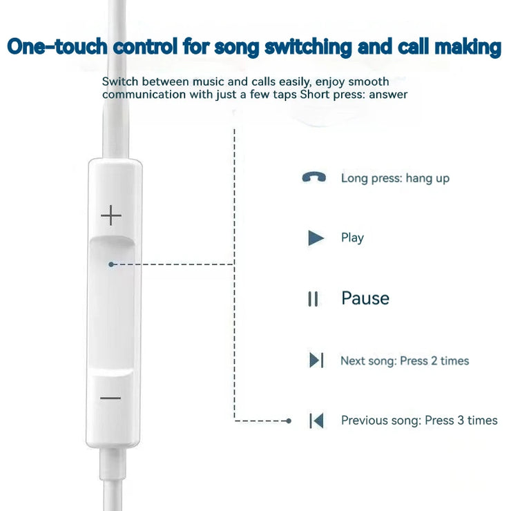 New Microphone In-Ear Usb C Headphone