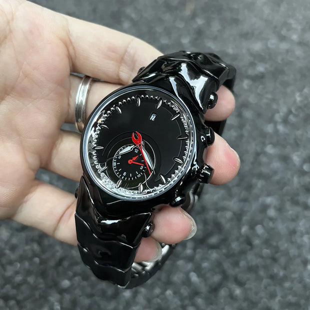 Original High-quality Hot-selling Quartz Watch Shape Bracelet Design Retro Watch Men's American Style Trendy High-end Ins Watch