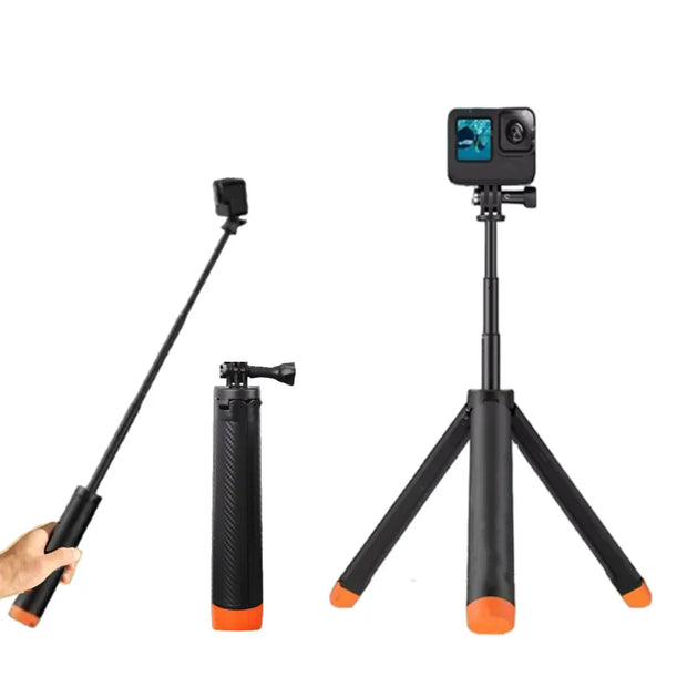 New buoyancy pole extendable selfie stick tripod
