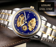 Fashion Hollow Business Tourbillon Automatic Mechanical Watch for Men