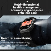 New Rugged Military LED Flashlight Smart Watch