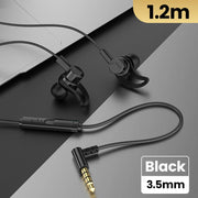 3.5mm/Type-C 90 Degree Elbow Plug Headphones