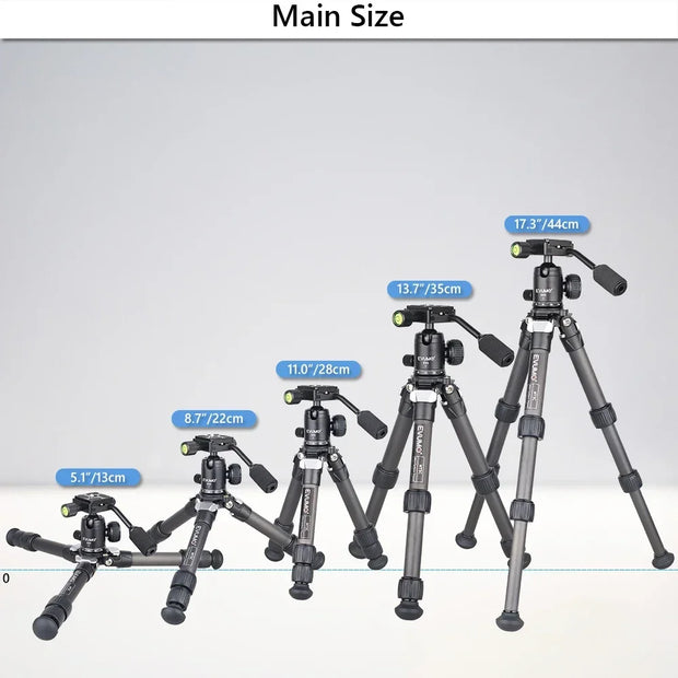 EVUMO Load 10kg MT5C Mini Tabletop Tripod