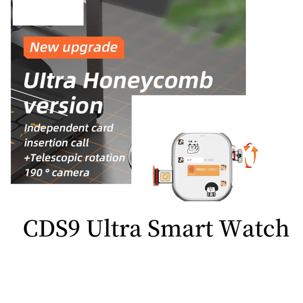 100% Original CDS9 S10 Ultra 4G Android Smart Watch