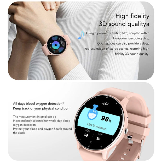 New Waterproof Sleep Monitoring Fitness Sports Smartwatch