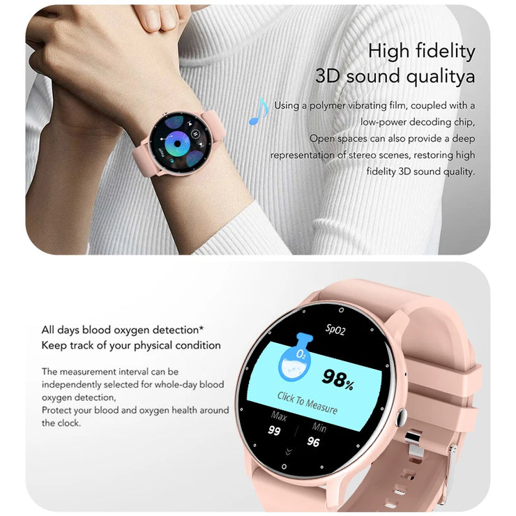 New Waterproof Sleep Monitoring Fitness Sports Smartwatch