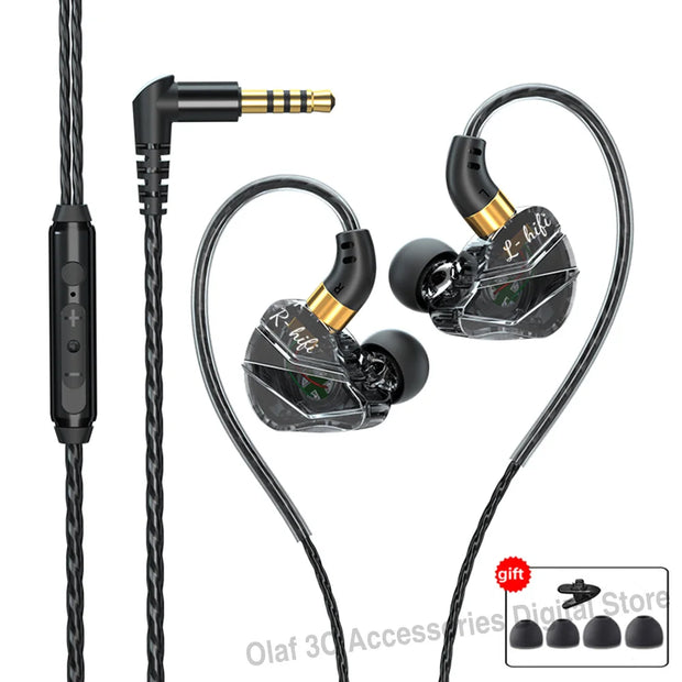 OLAF 3.5mm Jack Type C Plug Wired Headphones