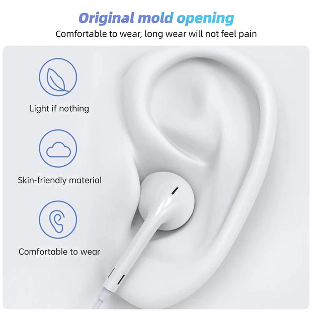 New Comfortable stereo wired headphones