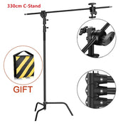 2.6M/8.5FT Stainless Steel Century Foldable Light Stand Tripod
