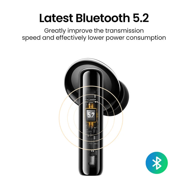 New HiTune T3 ANC Wireless TWS Bluetooth 5.2 Earphones