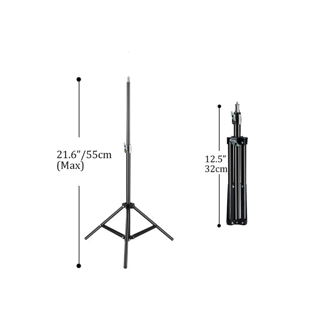 1/4 Screw Head Light Stand Tripod
