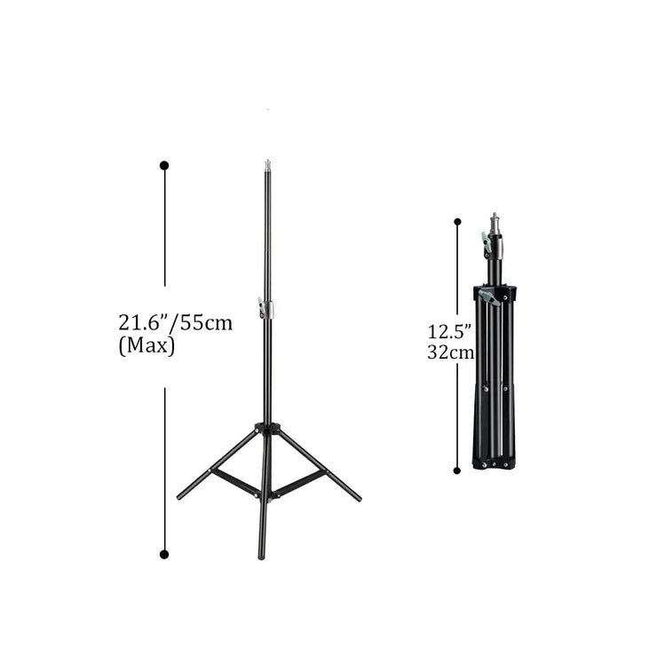 1/4 Screw Head Light Stand Tripod