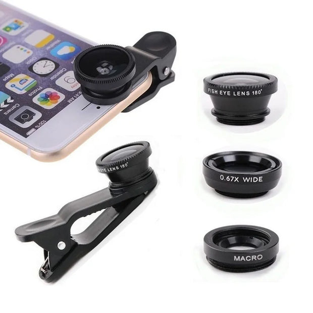 3in1 Fisheye Phone Lens