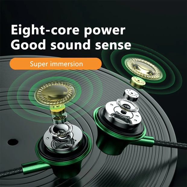 3.5mm/Type-C 90 Degree Elbow Plug Headphones