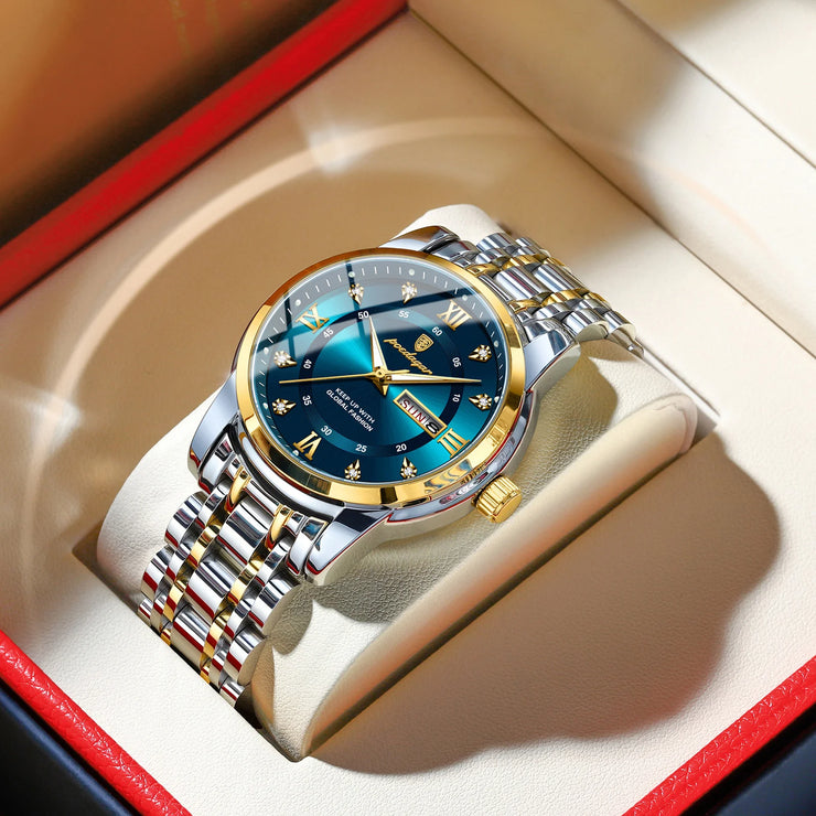 Men Quartz Stainless Steel Sports Watches